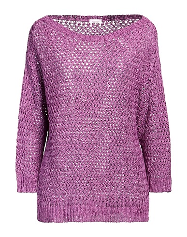 ROSSOPURO Sweater Mauve 66% Cotton, 34% Polyamide