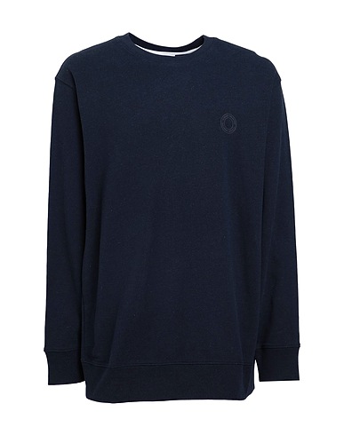 SELECTED HOMME Sweatshirt Midnight blue 50% Recycled cotton, 50% EcoVero™ viscose