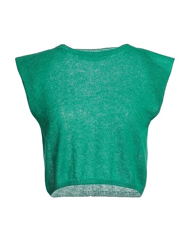 FEDERICA TOSI Jumper Green 37% Mohair wool, 37% Alpaca wool, 26% Polyamide