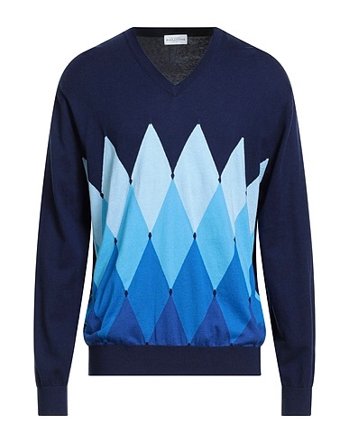 BALLANTYNE Pullover Blu navy 85% Cotone, 15% Cachemire