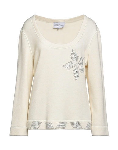 WALTER DUCHINI Pullover AVORIO 45% Viscose, 36% Polyester, 19% Polyamide