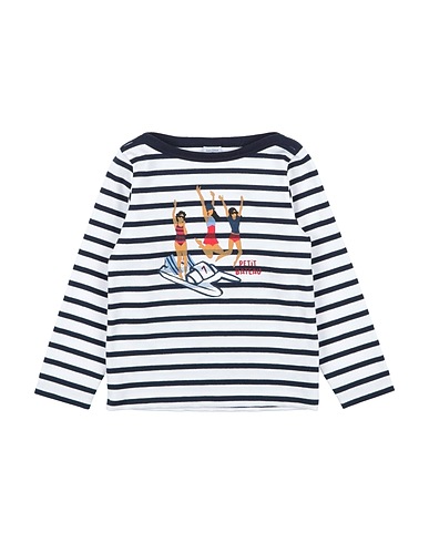 PETIT BATEAU Jumper Navy blue 100% Cotton