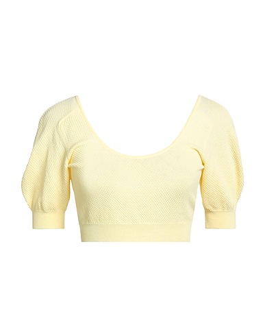 BLUMARINE Jumper Pastel yellow 65% Viscose, 35% Polyamide