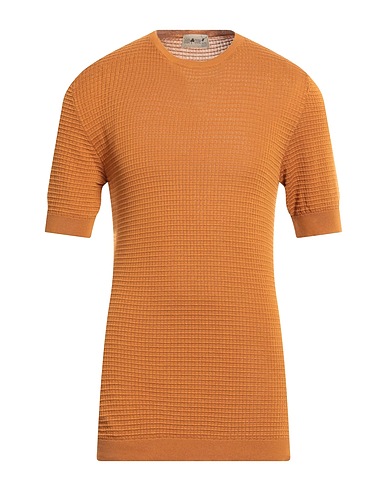 IRISH CRONE Jumper Mustard 100% Cotton