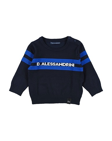 DANIELE ALESSANDRINI Pullover Blu notte 80% Viscosa, 20% Nylon