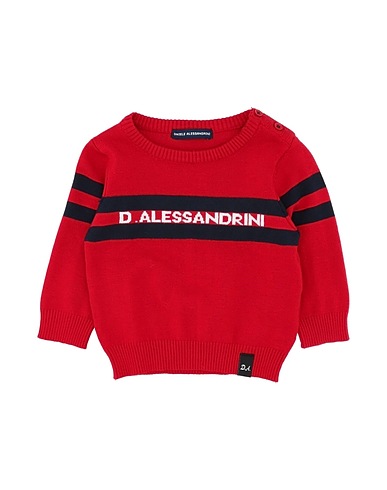 DANIELE ALESSANDRINI Jumper Red 80% Viscose, 20% Nylon