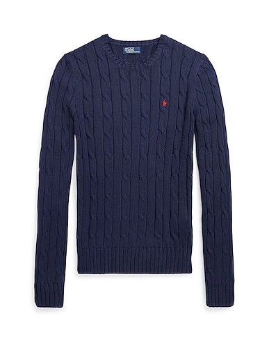 POLO RALPH LAUREN Pullover Blu notte 100% Cotone