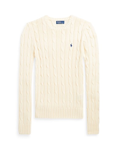 POLO RALPH LAUREN Pullover Avorio 100% Cotone