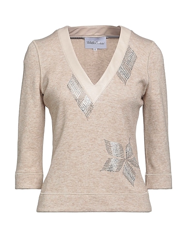 WALTER DUCHINI Pullover Beige 45% Viscosa, 36% Poliestere, 19% Poliammide
