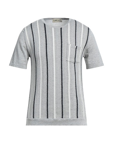 IRISH CRONE Sweater Grey 65% Cotton, 35% Nylon