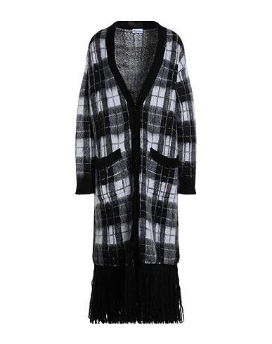 REDValentino Cardigan Black 41% Polyamide, 37% Mohair wool, 11% Wool, 9% Synthetic fibers, 2% Cashmere