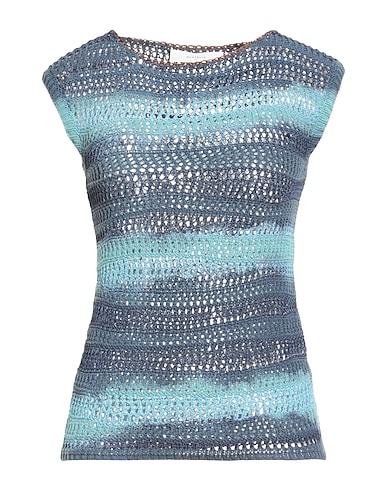 BEATRICE .B Jumper Slate blue 75% Cotton, 25% Viscose