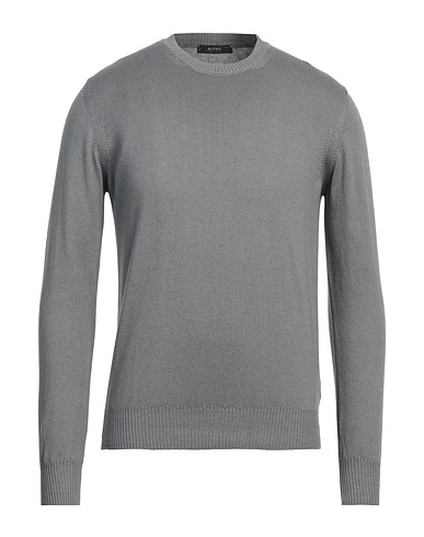 ALPHA STUDIO Jumper Grey 70% Cotton, 30% Cashmere