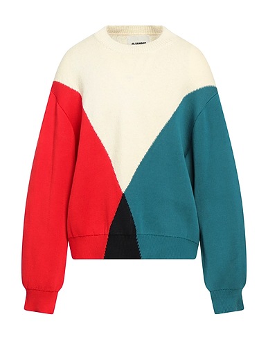 JIL SANDER Jumper Ivory 60% Cotton, 37% Wool, 3% Polyamide