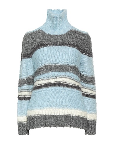 SLY010 Rollkragenpullover Himmelblau 52% Acryl, 34% Mohairwolle, 14% Polyamid