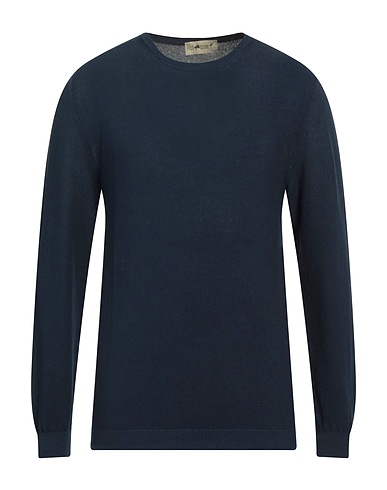 IRISH CRONE Sweater Midnight blue 100% Cotton