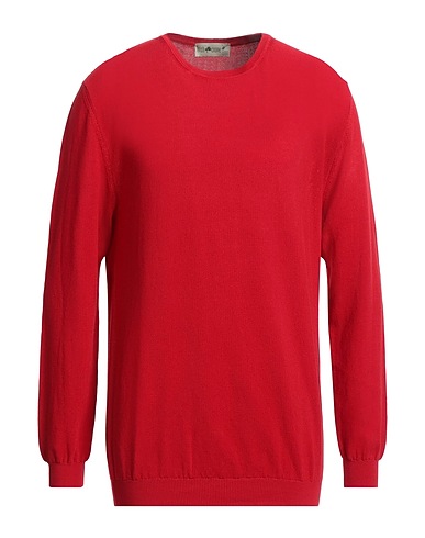 IRISH CRONE Sweater Red 100% Cotton