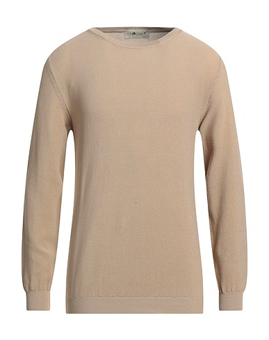 IRISH CRONE Jumper Camel 100% Cotton