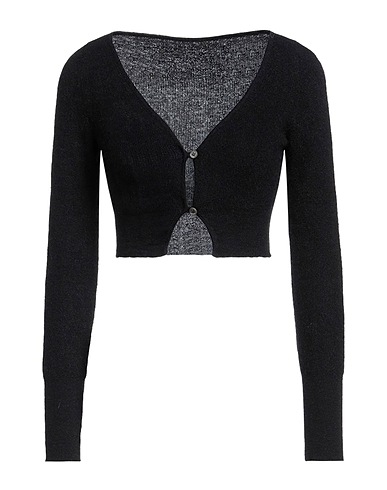 JACQUEMUS Cardigan Black 50% Mohair wool, 36% Polyamide, 14% Wool