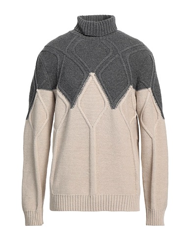 GREY DANIELE ALESSANDRINI Turtleneck Grey 80% Wool, 20% Polyamide