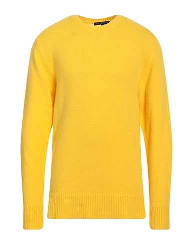 BRIAN DALES Jumper Yellow 90% Wool, 10% Cashmere
