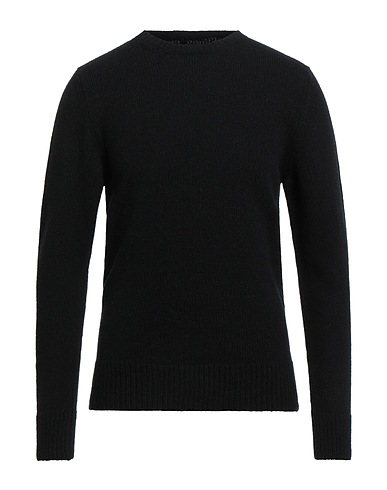 BRIAN DALES Πουλόβερ Μαύρο 90% Μαλλί, 10% Κασμίρι