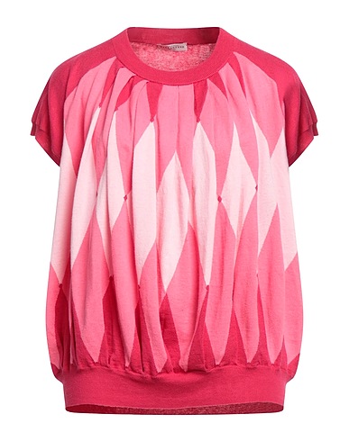 BALLANTYNE Jumper Fuchsia 55% Linen, 45% Cotton