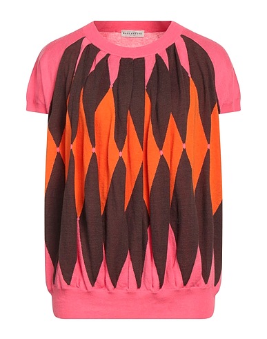 BALLANTYNE Jersey Rosa 55% Lino, 45% Algodón