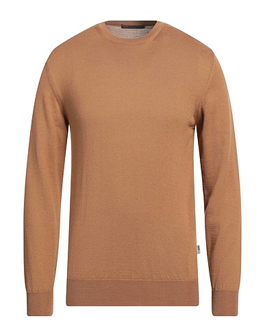 TAKESHY KUROSAWA Jumper Camel 50% Wool, 50% Acrylic
