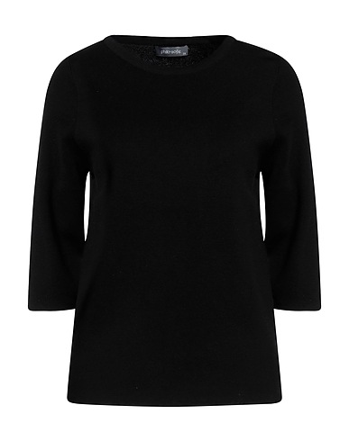 PHILO-SOFIE Jumper Black 60% Cotton, 20% Viscose, 15% Nylon, 5% Cashmere