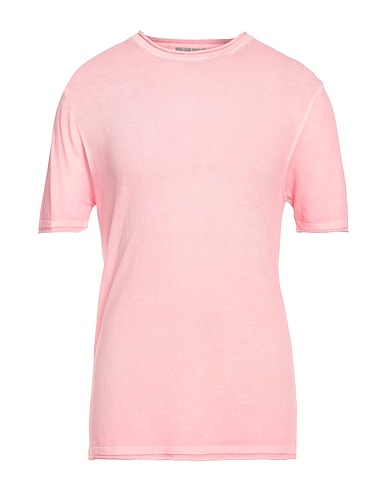 DANIELE ALESSANDRINI HOMME Pullover Rosa 100% Cotone
