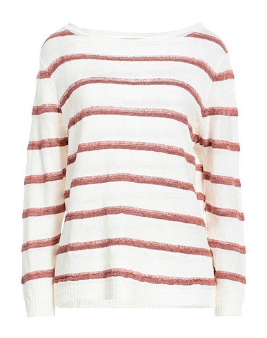 LA FILERIA Jumper Ivory 100% Linen