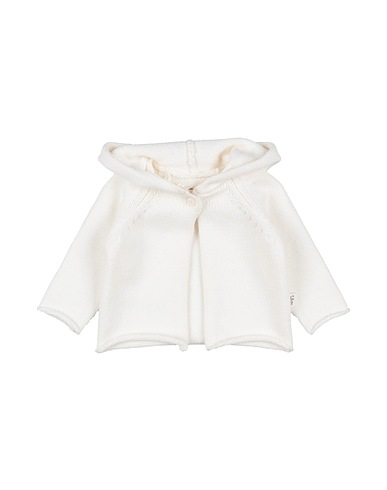 TEDDY & MINOU Strickjacke Weiß 100% Baumwolle