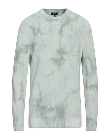 THEORY Pullover Verde chiaro 98% Cotone, 2% Altre Fibre