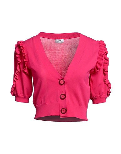 LIU •JO Cardigan Fuchsia 63% Viscose, 37% Polyamide