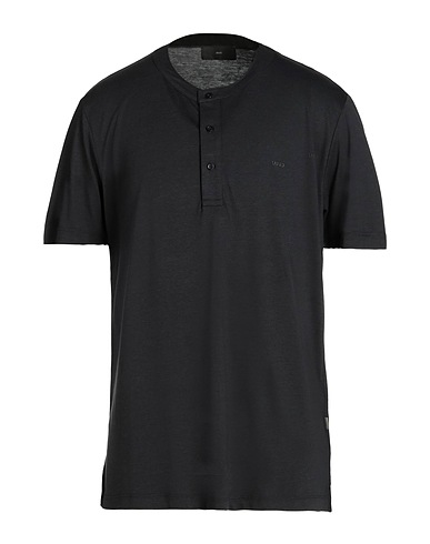 LIU •JO MAN T-shirt Midnight blue 67% Lyocell, 33% Cotton