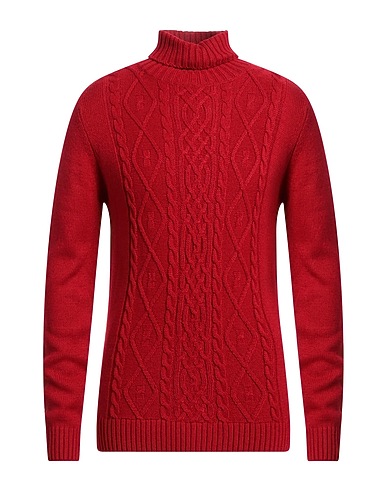 HERMAN & SONS Turtleneck Red 70% Wool, 30% Acrylic