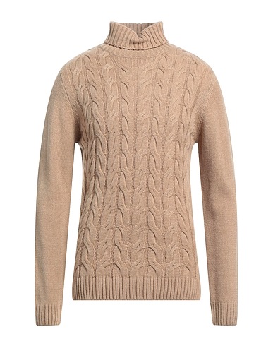 HERMAN & SONS Polo neck Camel 70% Wool, 30% Acrylic