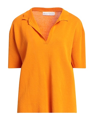 SKILLS & GENES Pullover Giallo ocra 100% Cotone