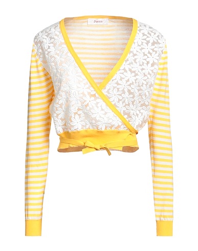 JUCCA Shrug Yellow 100% Cotton, Polyamide