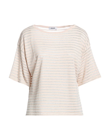 BASE MILANO Jumper Beige 80% Viscose, 15% Polyamide, 5% Polyester