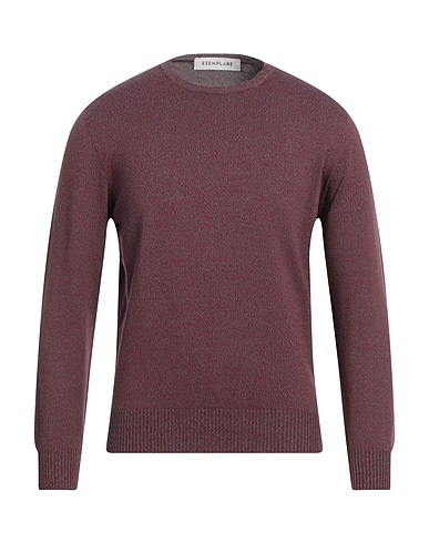 ESEMPLARE Pullover Bordeaux 51% Cotone, 46% Lana Merino, 3% Argento
