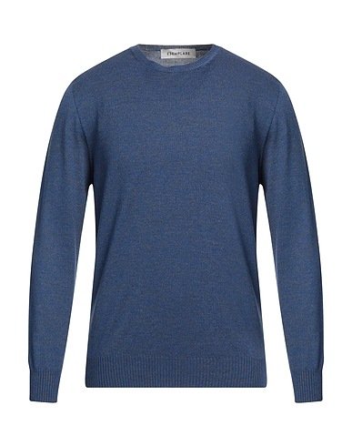 ESEMPLARE Jumper Blue 51% Cotton, 46% Merino Wool, 3% Silver