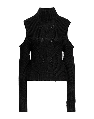 FOR LOVE & LEMONS Polo neck Black 100% Acrylic