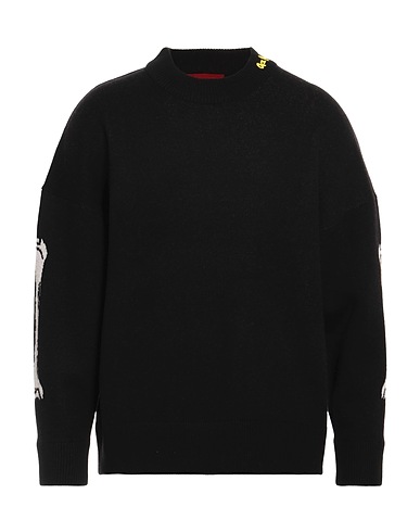 ACUPUNCTURE Jumper Black 38% Wool, 29% Polyamide, 21% Acrylic, 12% Polyester