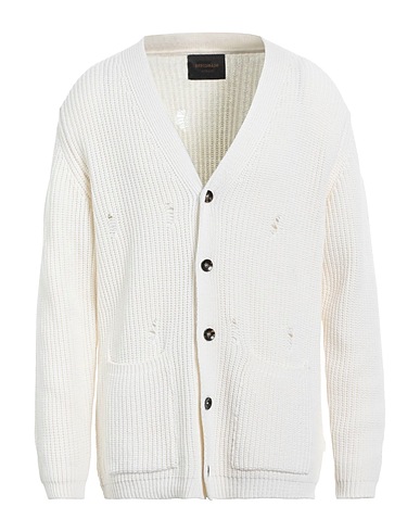 OFFICINA 36 Cardigan White 80% Wool, 20% Polyamide