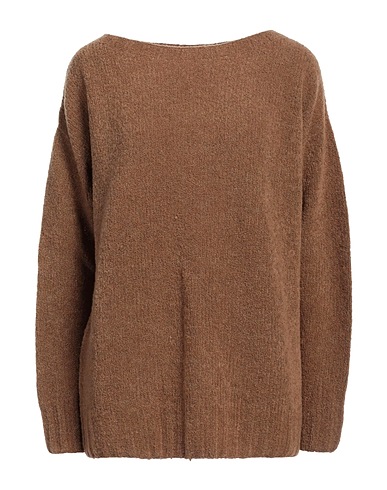 GENTRYPORTOFINO Jumper Brown 80% Virgin Wool, 20% Polyamide
