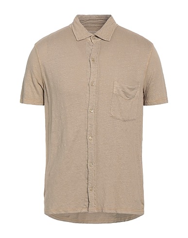 MAJESTIC FILATURES Linen shirt Sand 94% Linen, 6% Elastane