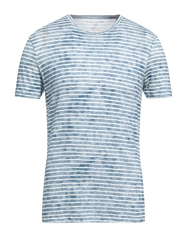MAJESTIC FILATURES T-shirt Avio 94% Lino, 6% Elastan