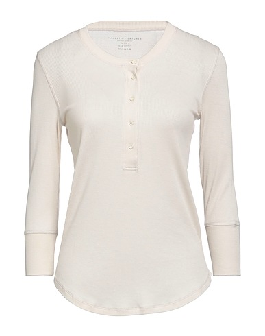 MAJESTIC FILATURES Jumper Beige 67% Lyocell, 33% Cotton